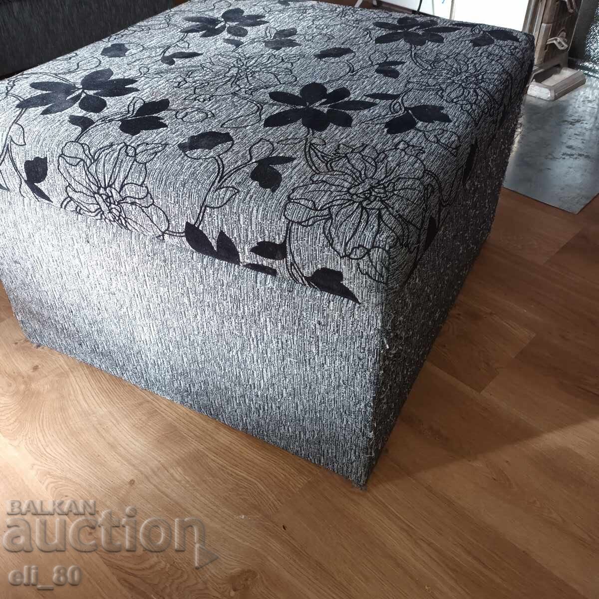 Large stool with storage underneath Large stool with storage underneath