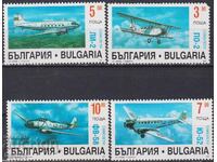 Чисти марки Авиация Самолети 1995 от България