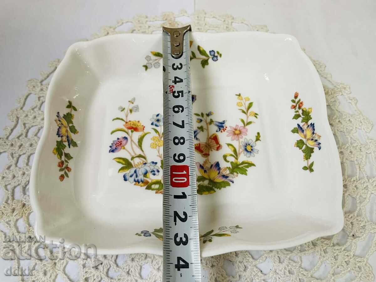 AYNSLEY farfurie dreptunghiulară adâncă frumoasă din Anglia cu preț € 12.00 | 23.47 BGN