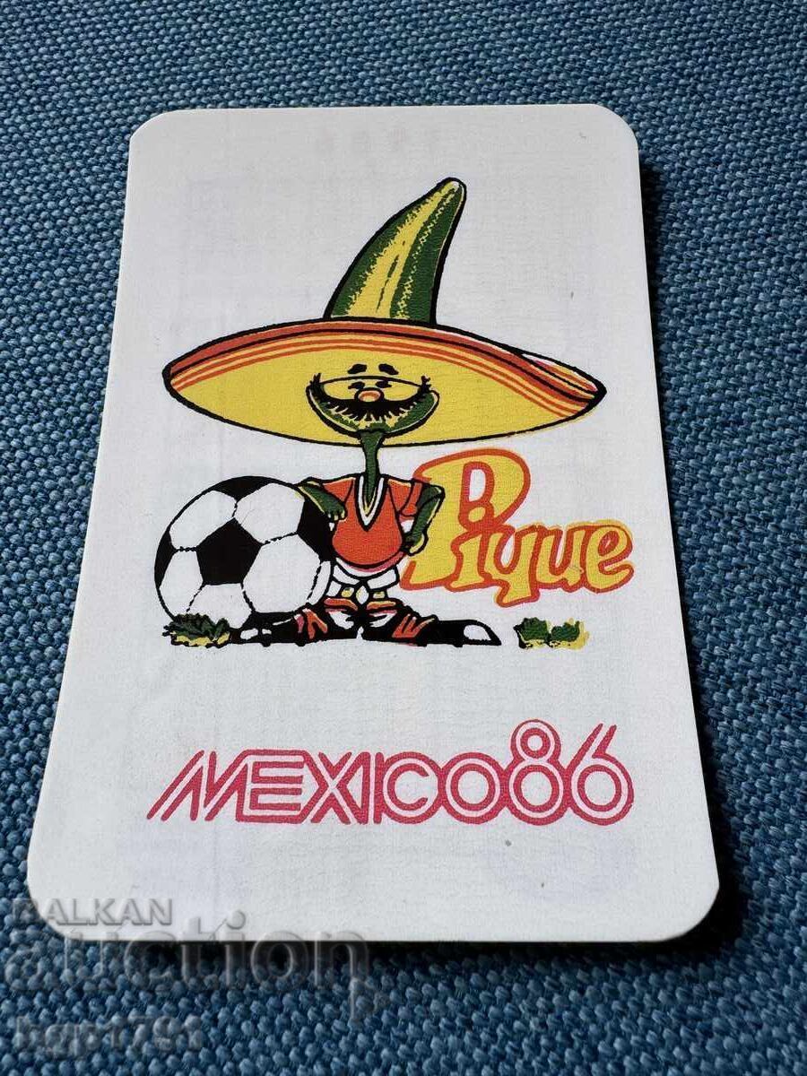 Calendar și program de fotbal mondial 1986 cu preț € 5.00 | 9.78 BGN