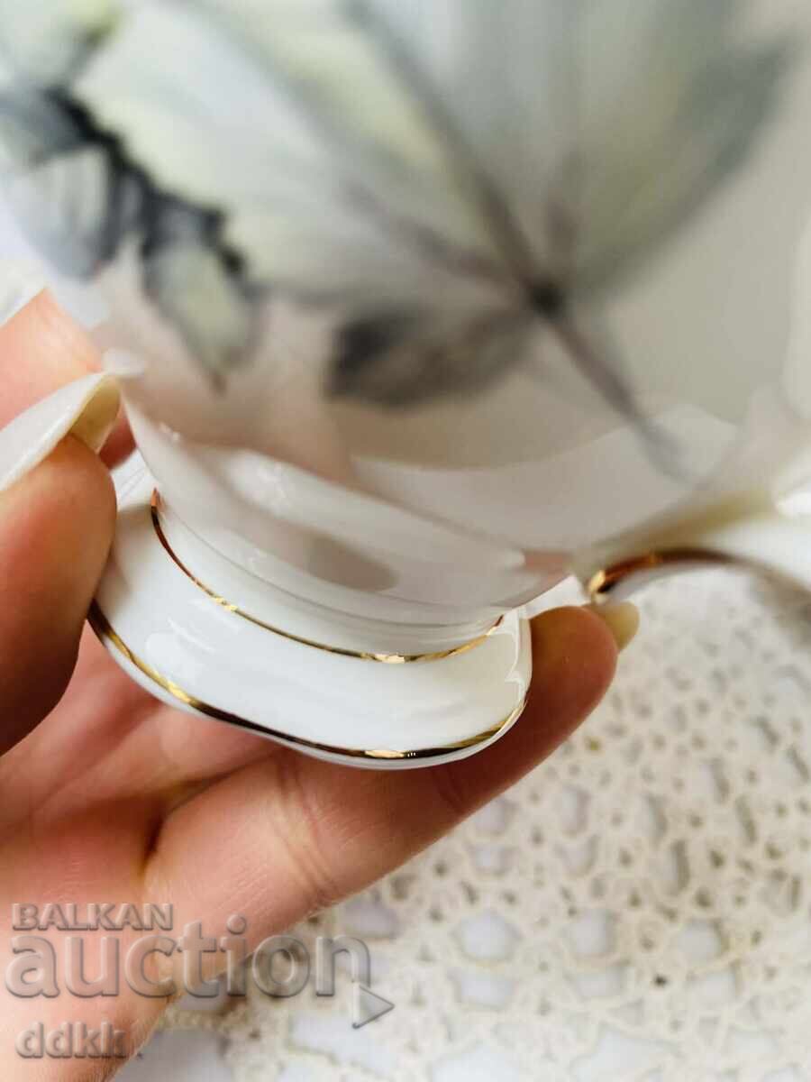 ROYAL ALBERT красив двоен сет от костен порцелан от Англия - 5