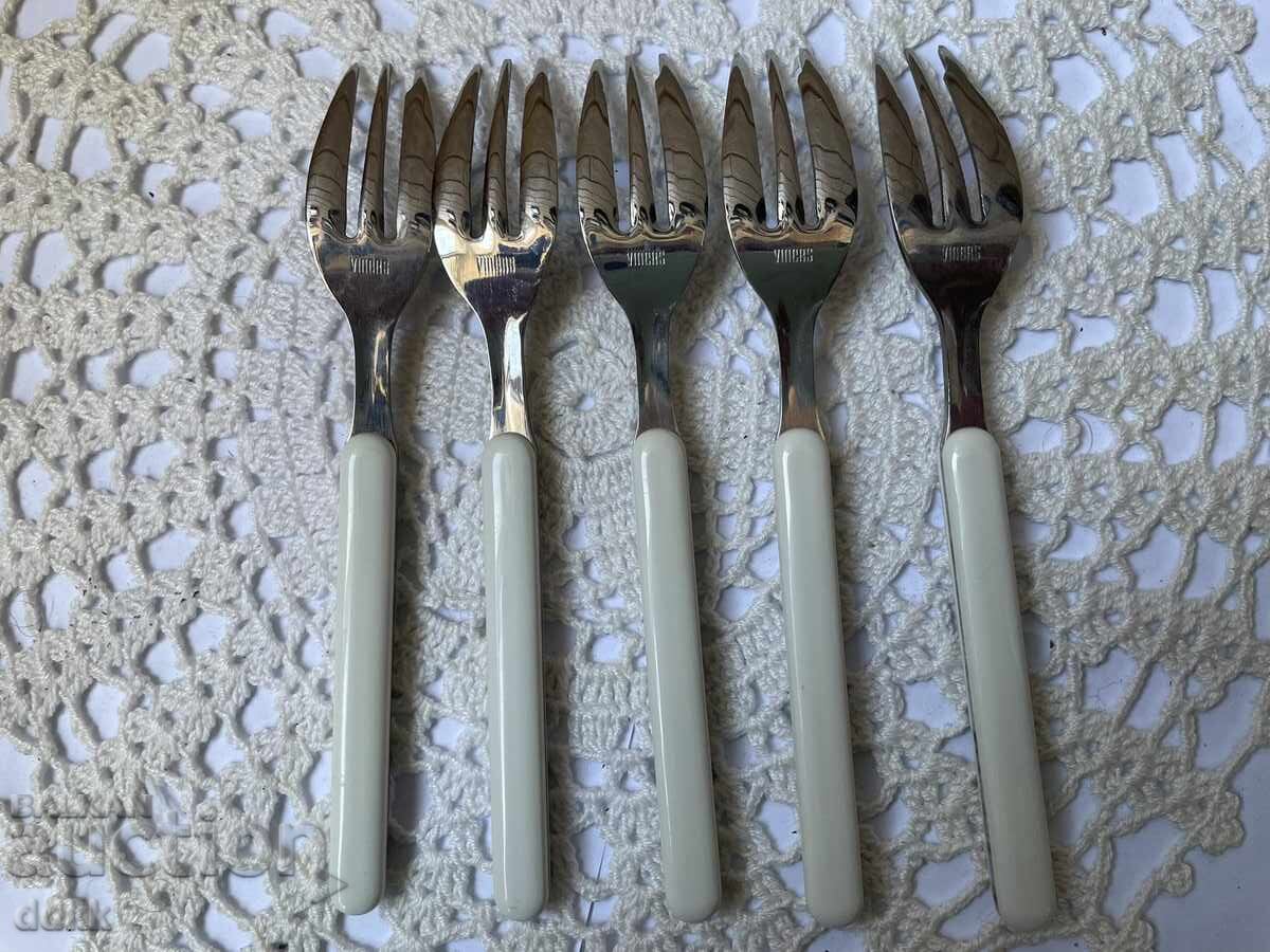 Красиви вилички на Viners, създадени за ROYAL ALBERT, 5 бр - 5