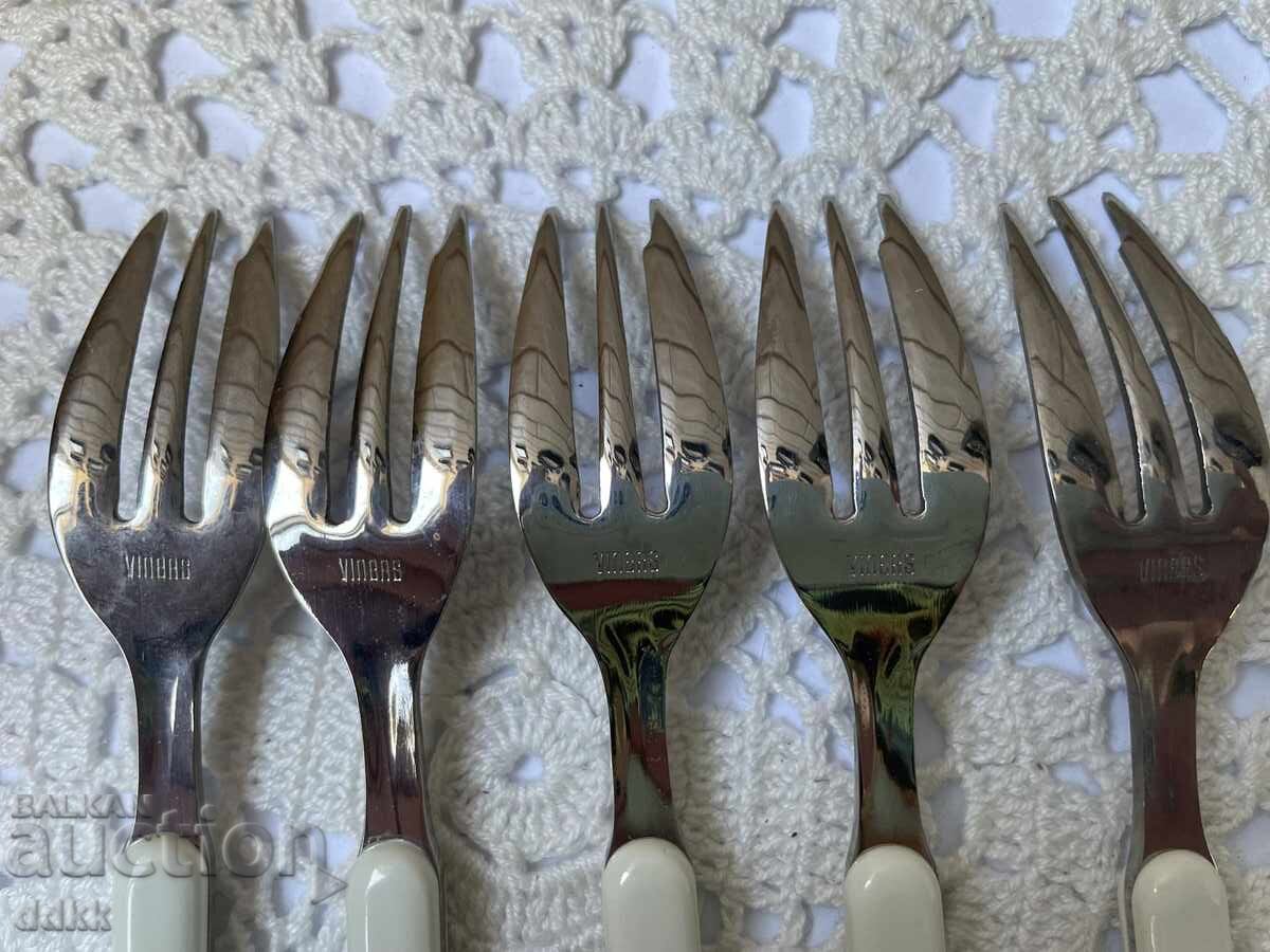Красиви вилички на Viners, създадени за ROYAL ALBERT, 5 бр - 6