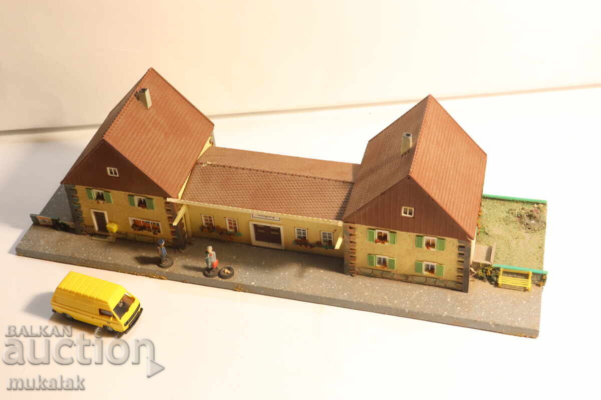 FALLER? KIBRI? VOLLMER? H0 1/87 BUILDING HOUSE WAGON TRAIN RAILWAY - 7