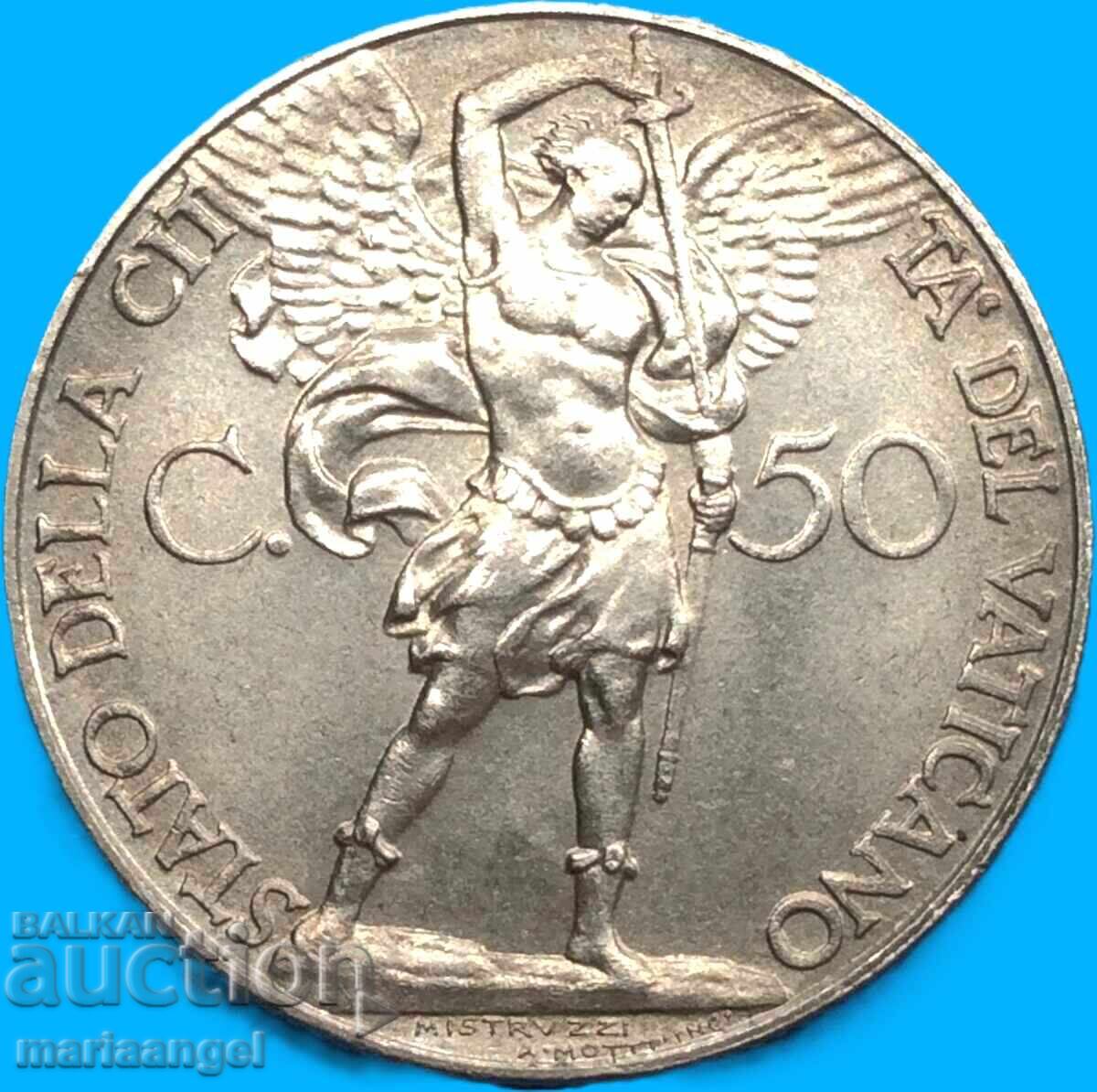 50 centesimi 1932 Vatican - 7