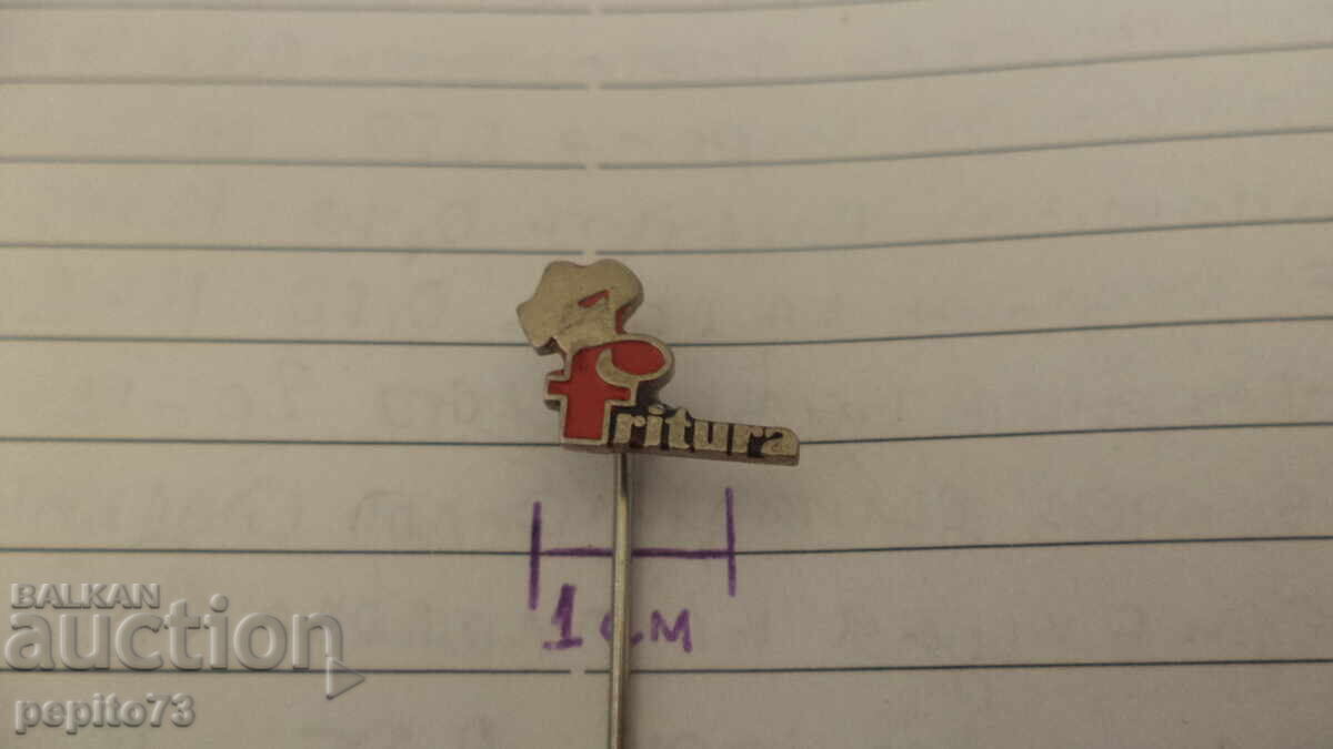 Semn de reclamă, Fritura Chips, marcă de chipsuri cu preț € 1.00 | 1.96 BGN