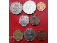 Lot mixt de 8 monede