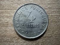 Portugalia - 4 centavos (1919)