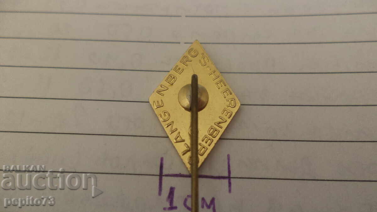 Advertising badge, Salmiak Drop, brand of candy - 5