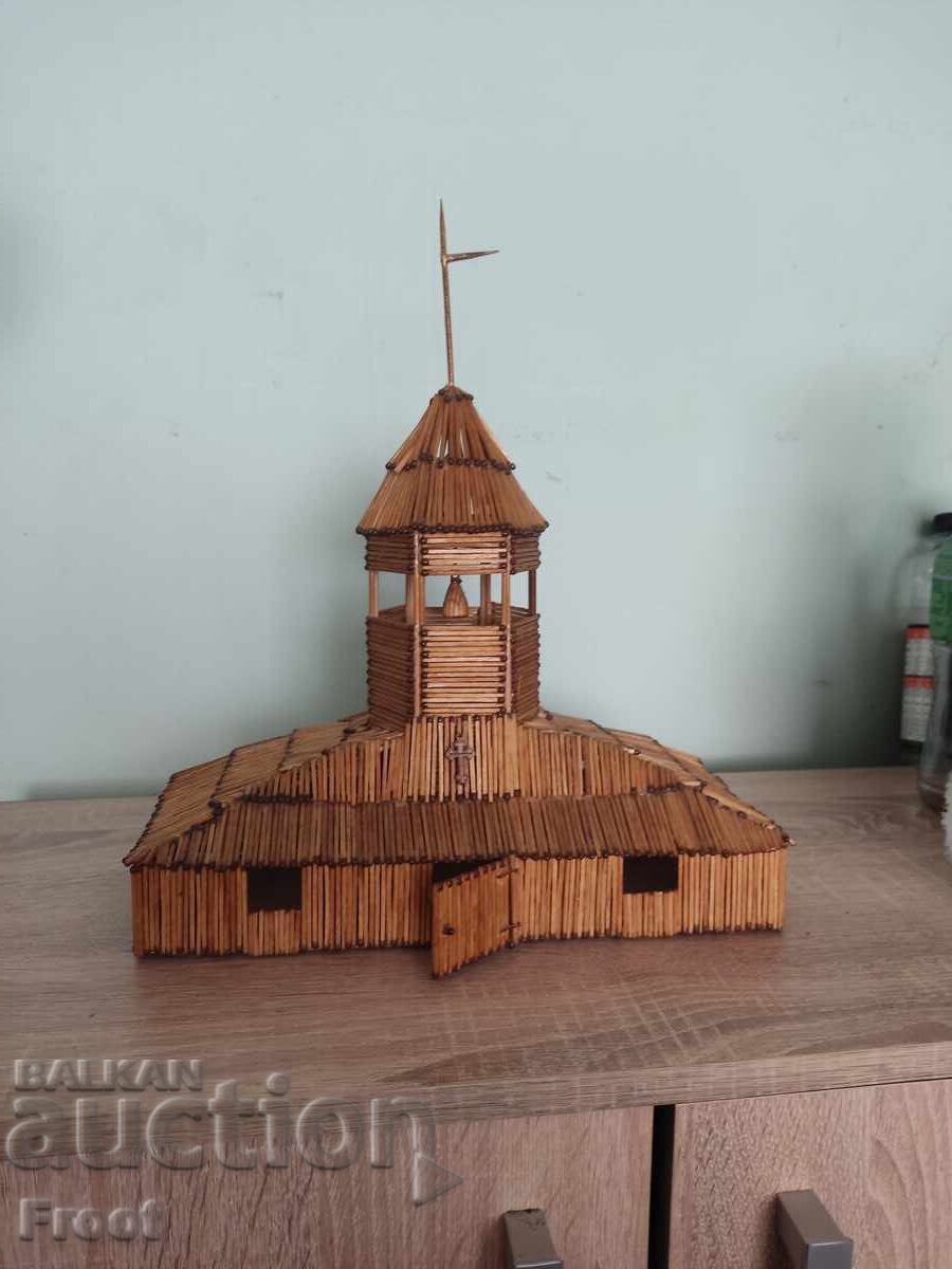 Εκκλησία από σπιρτόξυλα