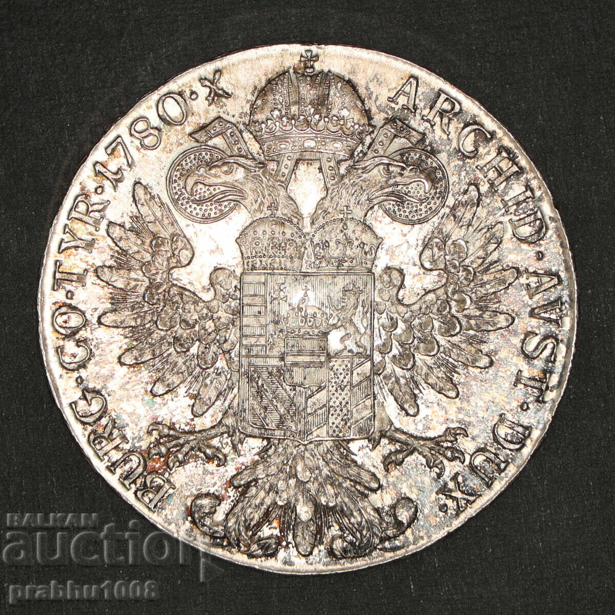 1 Τάληρο 1780 Αυστρία ασήμι με τιμή € 89.00 | 174.07 BGN 1 Τάληρο 1780 Αυστρία ασήμι με τιμή € 89.00 | 174.07 BGN
