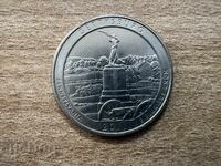 SUA - 1/4 dolar (2011) - D - Parcul Militar Național Gettysburg