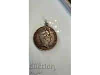 5 франка 1831г сребро 25 грама 900 проба с халка!