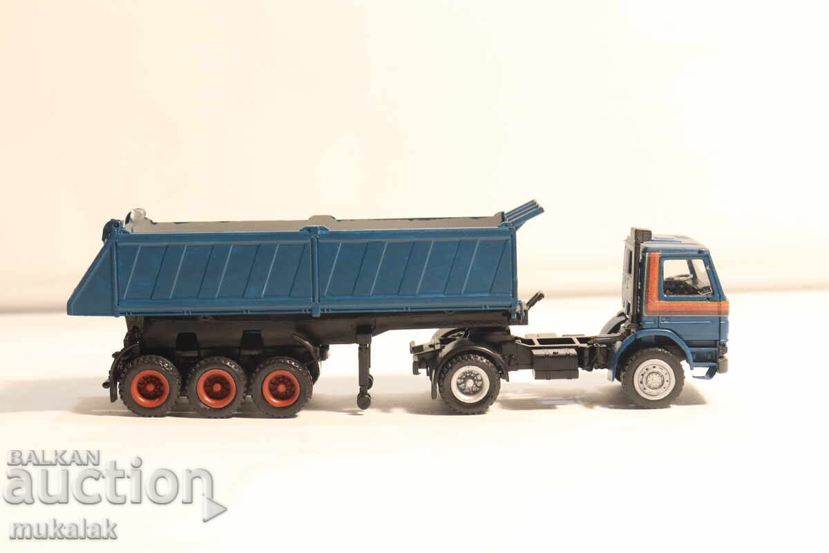 HERPA 1:87 SCANIA DUMP TRUCK GONDOLA TRUCK MODEL - 5
