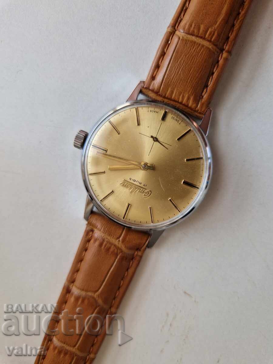 Δημοπρασία ΟΜΙΚΡΟΝ, 17 rubis, AS 1130, Wehrmachtswerk! TOP!