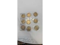 1 лев 1960 1 лев 1990 50 Ст 1977 лот  нови монети