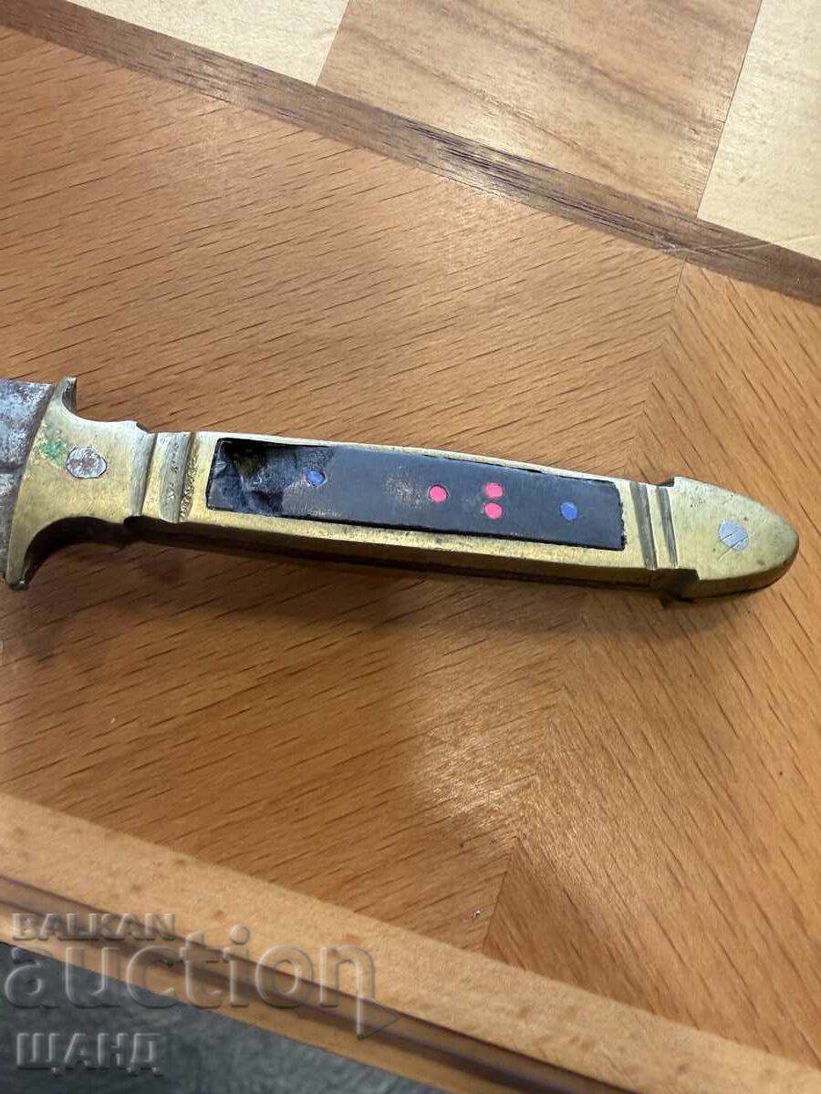 Παράδοση 1900' Βουλγαρικό Πολύ Παλιό Μαχαίρι Γκαμπρόβσκα Εργκένσκα Καμά 21εκ