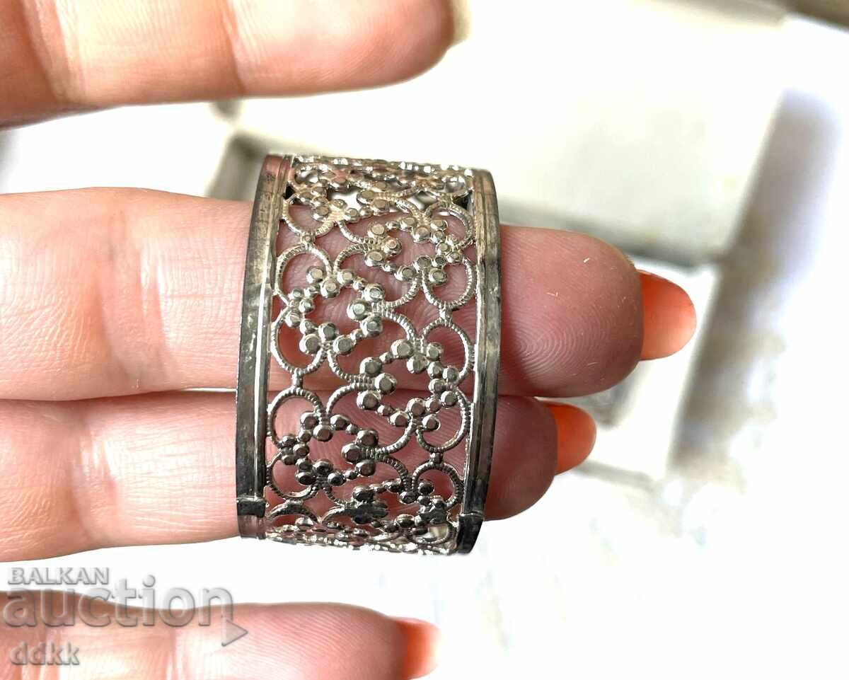 Πανέμορφα επάργυρα δαχτυλίδια χαρτοπετσέτας από την Αγγλία - 7