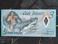 Τραπεζογραμμάτιο - Νήσοι Κουκ - 3 δολάρια UNC | 2021
