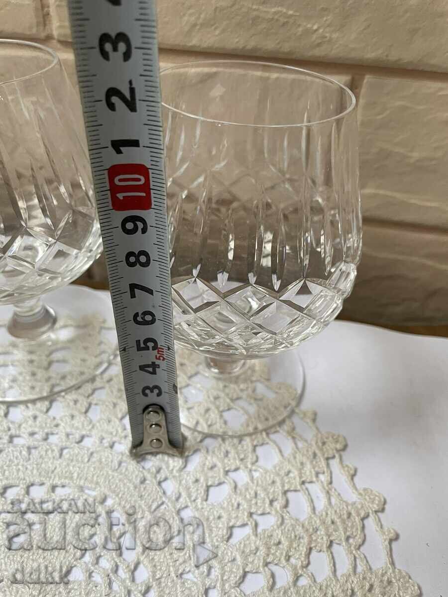 Auction  Beautiful crystal glasses from England, 4 pcs