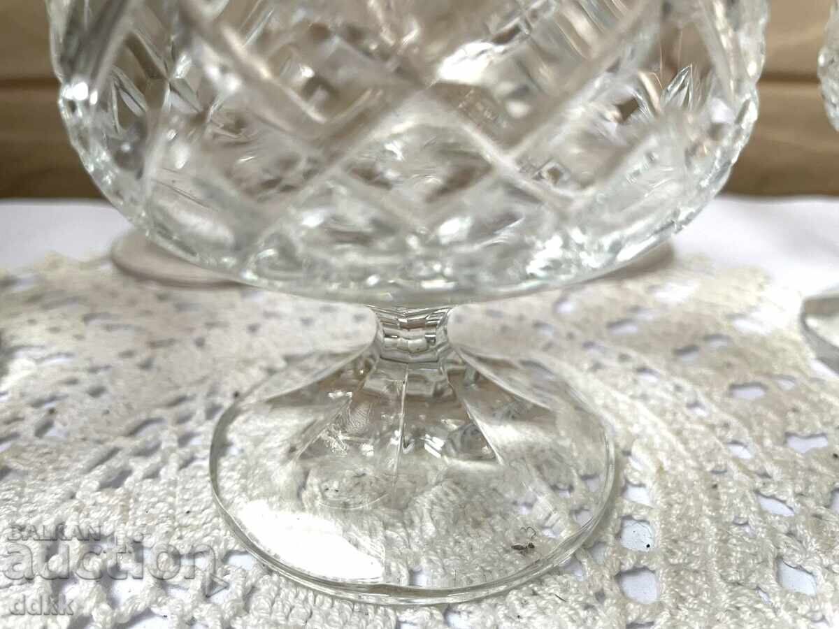 Beautiful crystal glasses from England, 4 pcs - 5