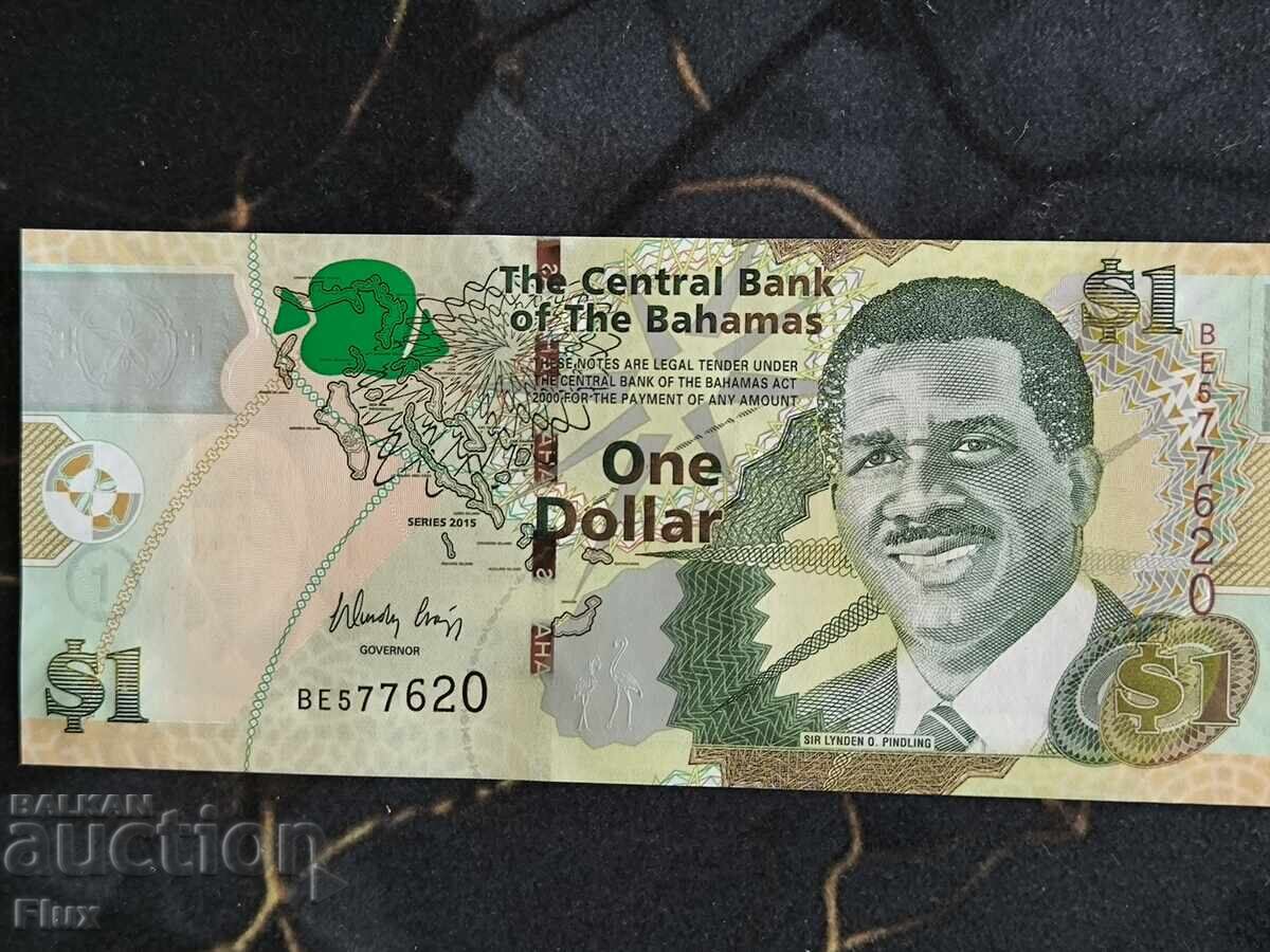Bancnotă - Bahamas - 1 dolar UNC | 2015