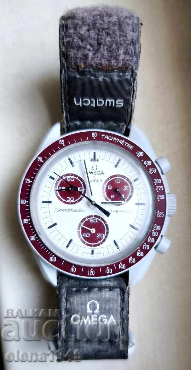 Swatch x Omega Bio Ceramic Moonswatch Mission to Pluto