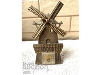 Frumoasă râșniță de cafea din cupru cu termometru