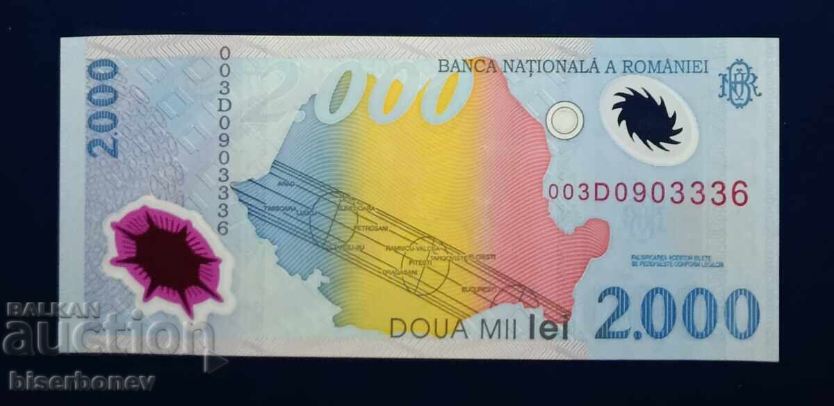 România, Rumŭniya, 2000 lei 1999, UNC /c România, Rumŭniya, 2000 lei 1999, UNC /c