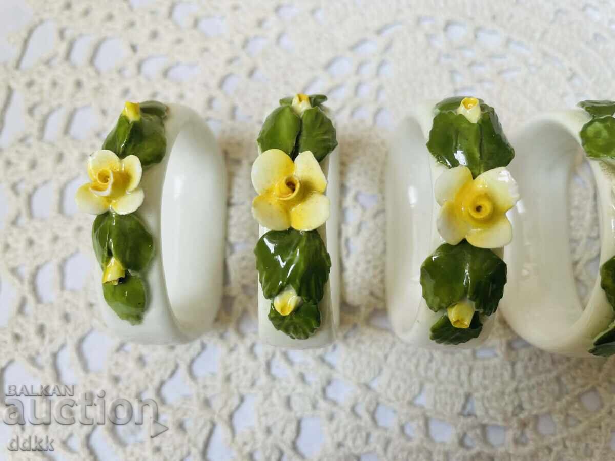 Παράδοση AYNSLEY όμορφα πορσελάνινα δαχτυλίδια από την Αγγλία