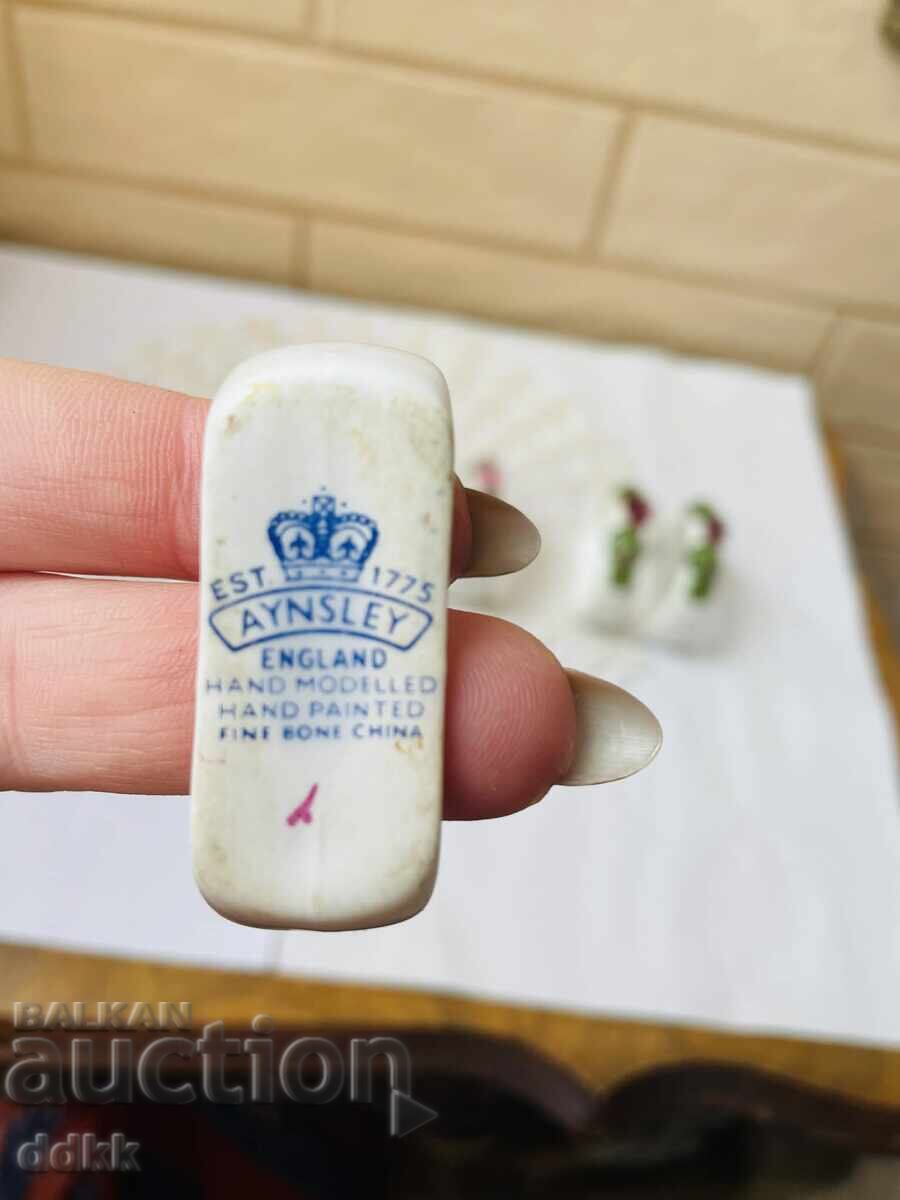 AYNSLEY όμορφα πορσελάνινα δαχτυλίδια από την Αγγλία - 7
