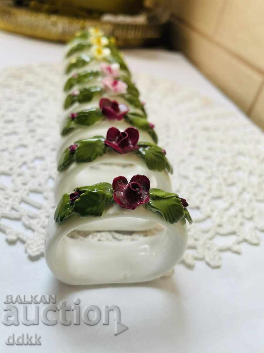 AYNSLEY όμορφα πορσελάνινα δαχτυλίδια από την Αγγλία