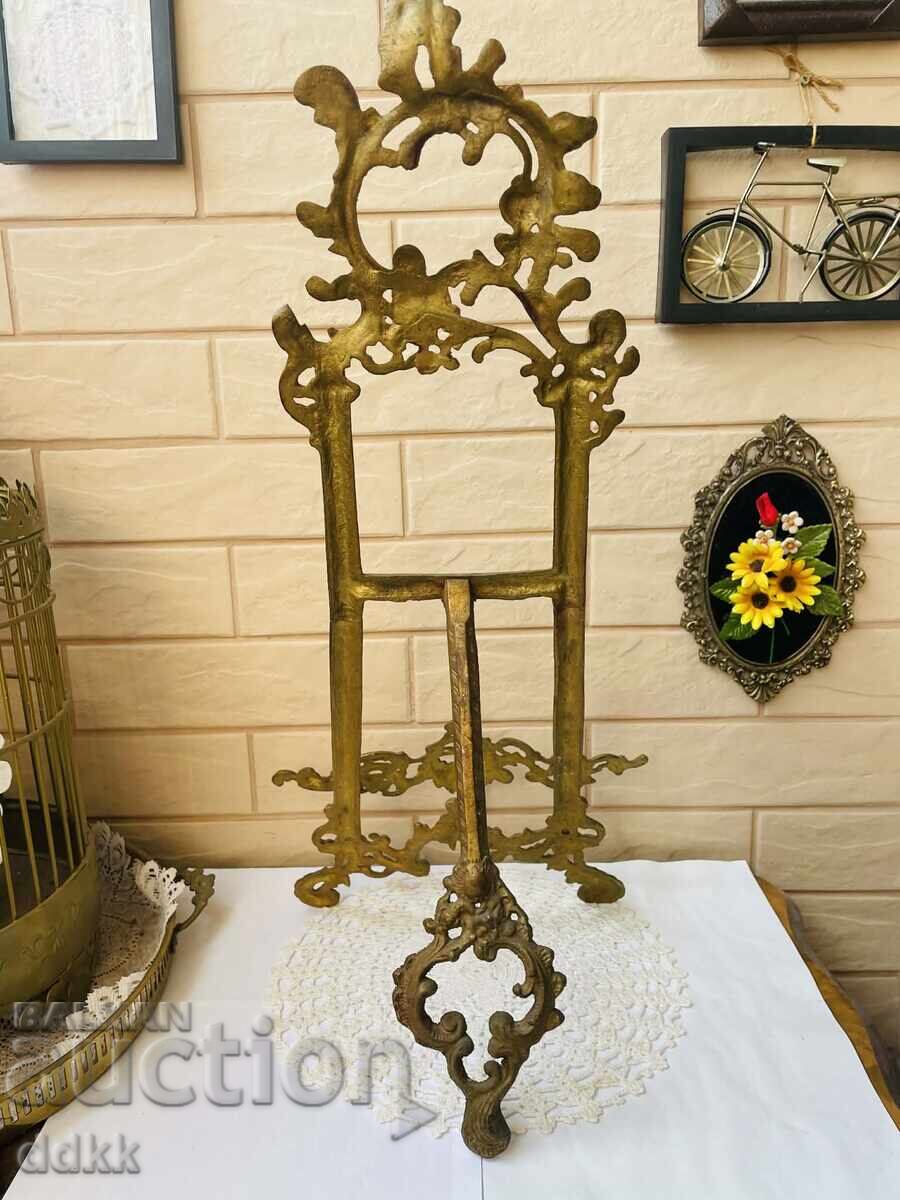 Licitație Frumos suport mare din alamă / trepied / din Anglia