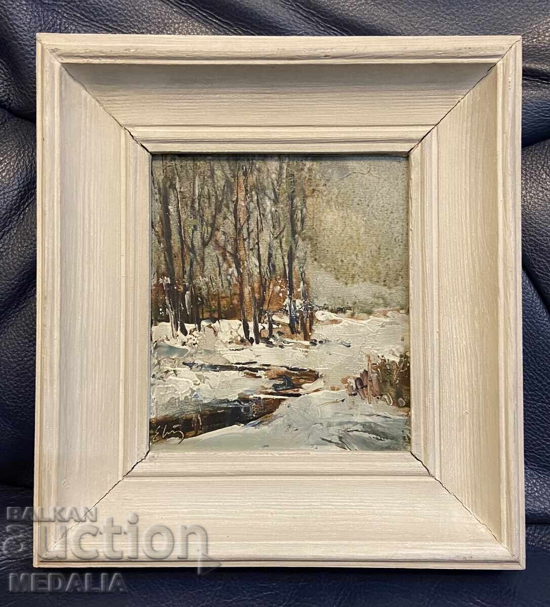 Evgeni Tomov - παρτίδα από τρία τοπία - ελαιογραφίες - υπογεγραμμένα με τιμή € 149.00 | 291.42 BGN