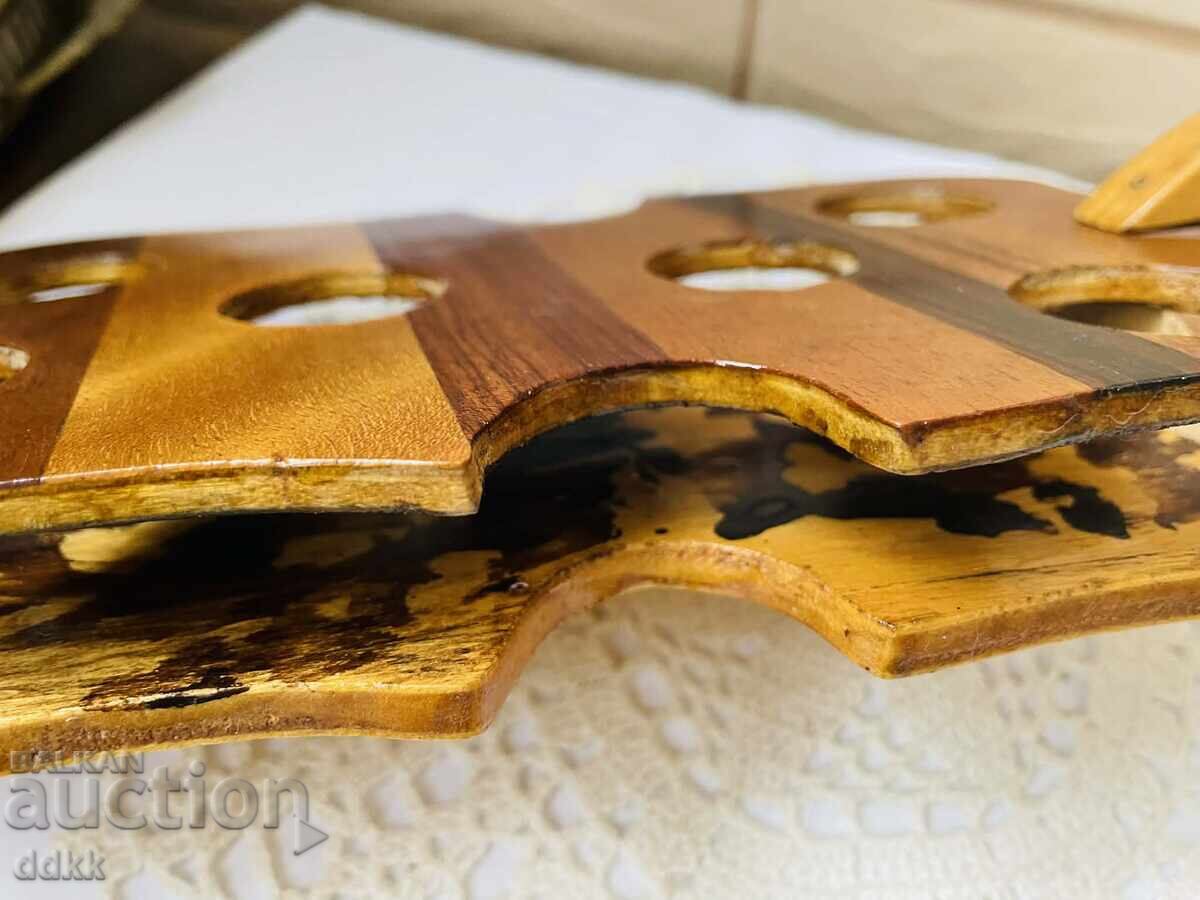 Beautiful violin with 6 shot glasses from England - 5 Beautiful violin with 6 shot glasses from England - 5