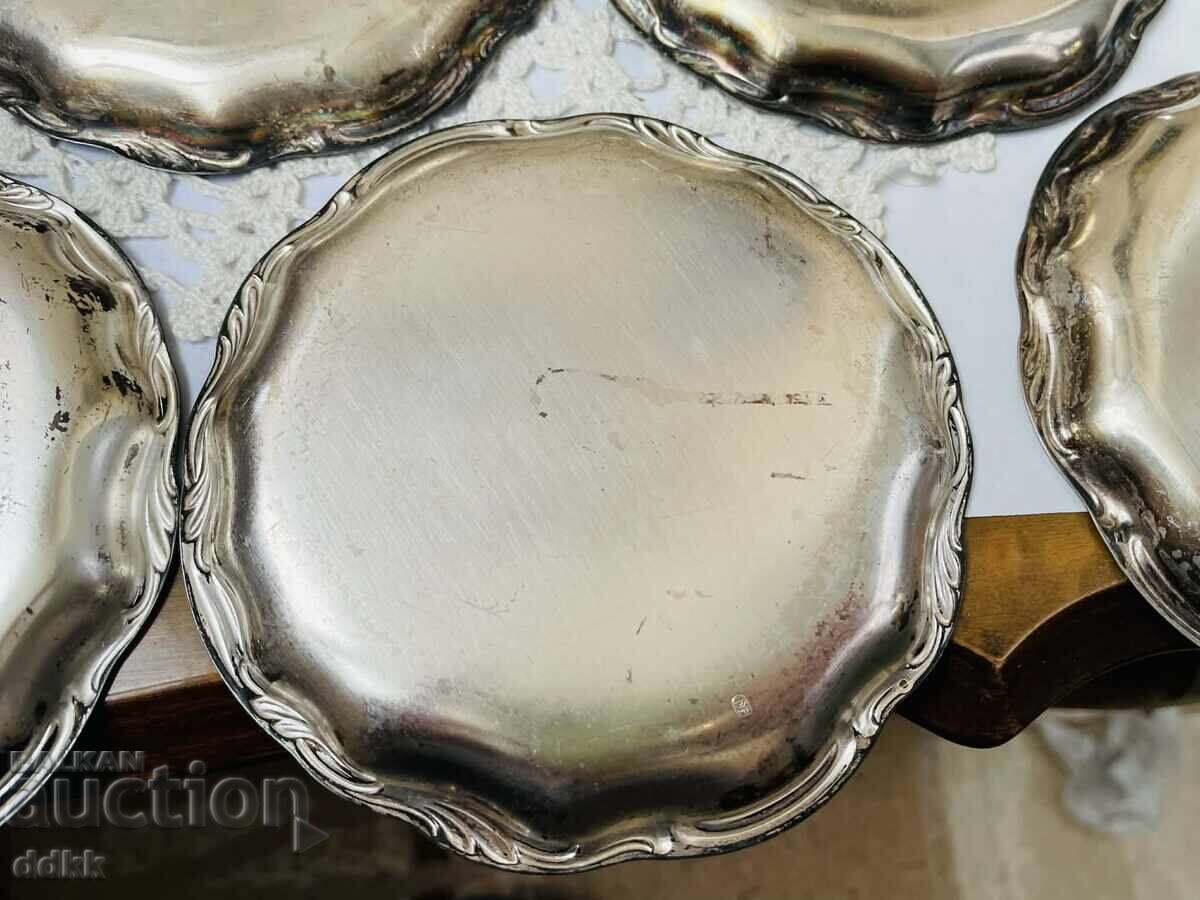 Licitație Frumoase farfurii argintate din Anglia, 12 buc