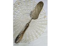 Красива посребрена лопатка за торта от Англия