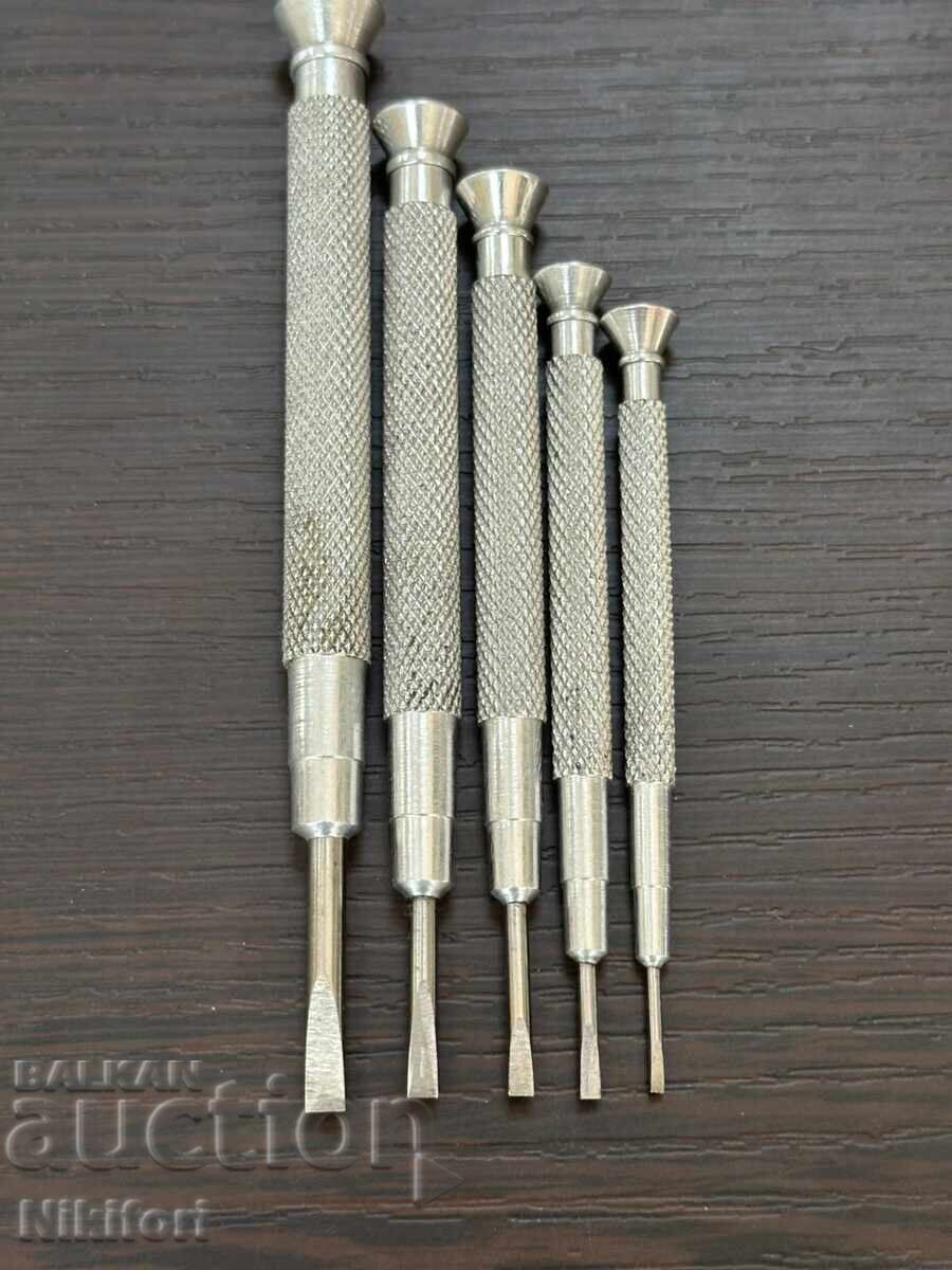 Şurubelnițe de ceasornicarie (set) - 7 Şurubelnițe de ceasornicarie (set) - 7