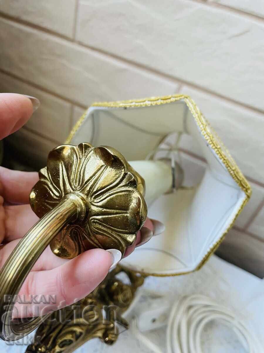 Lampă de perete din alamă frumoasă din Anglia - 5