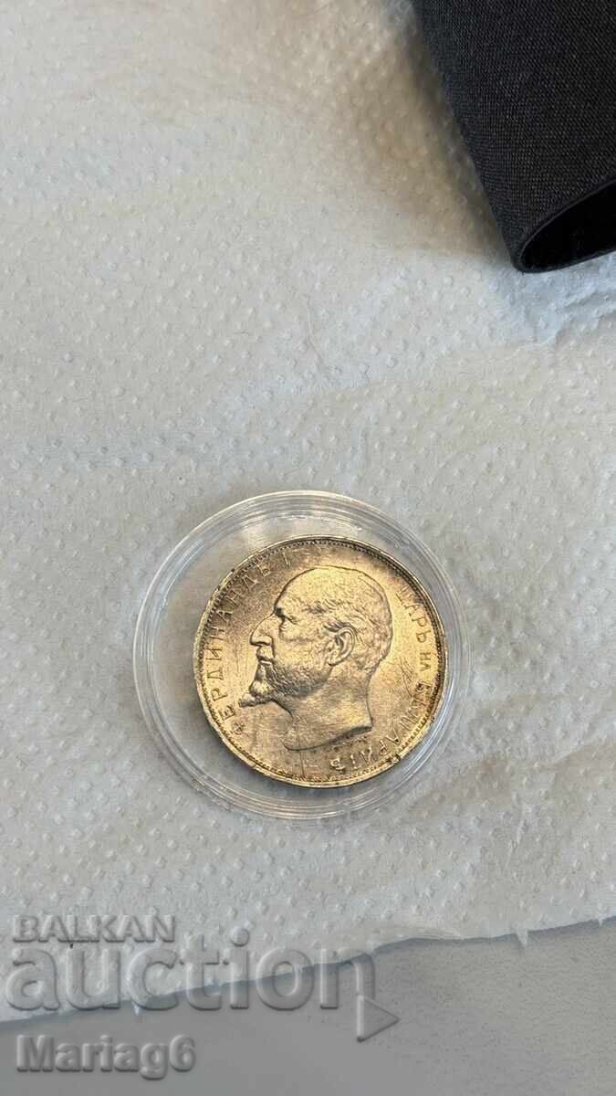 Livrarea 2 lei 1913 luciu relief