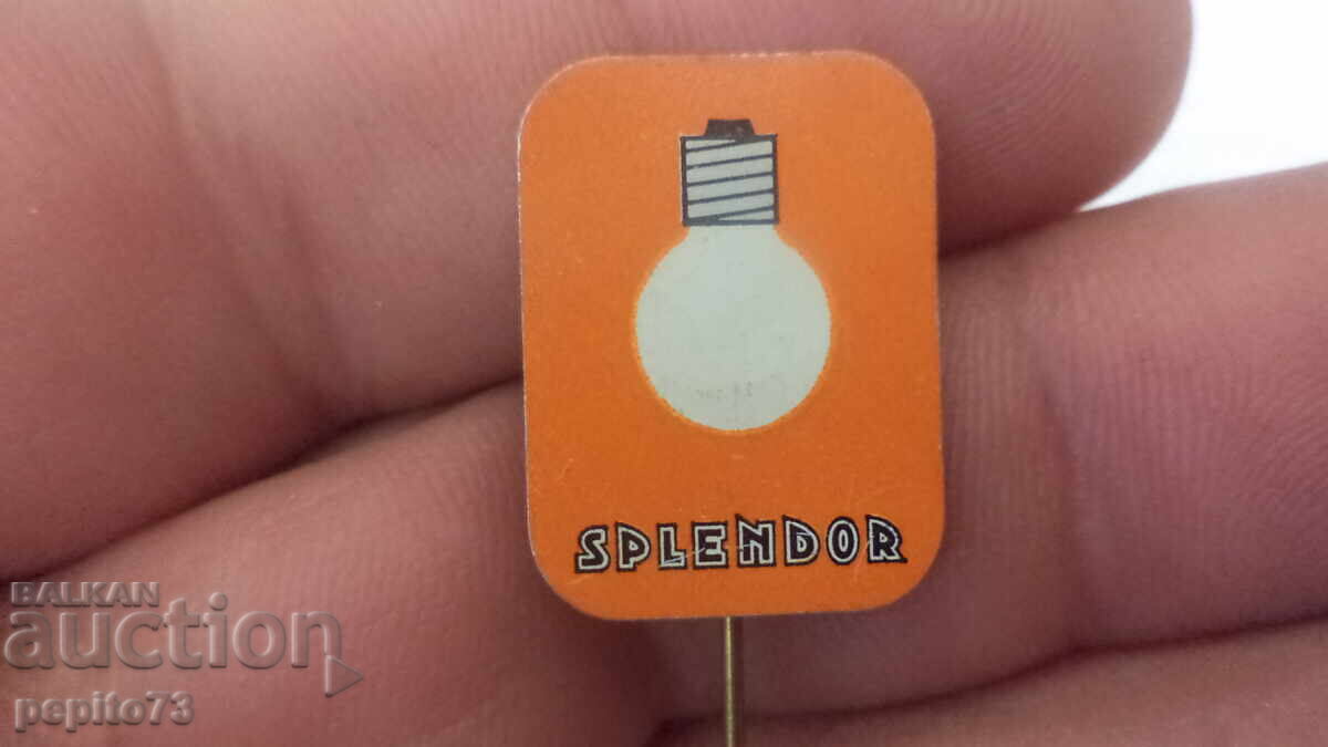 Semn publicitar, Splendor, marcă de corpuri de iluminat