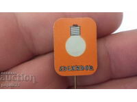 Advertising badge, Splendor, brand of lighting fixtures