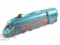 Винтидж ламаринена играчка локомотив International Express