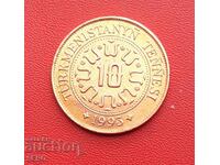 Turkmenistan - 10 tenge 1993 - Foarte bine conservată