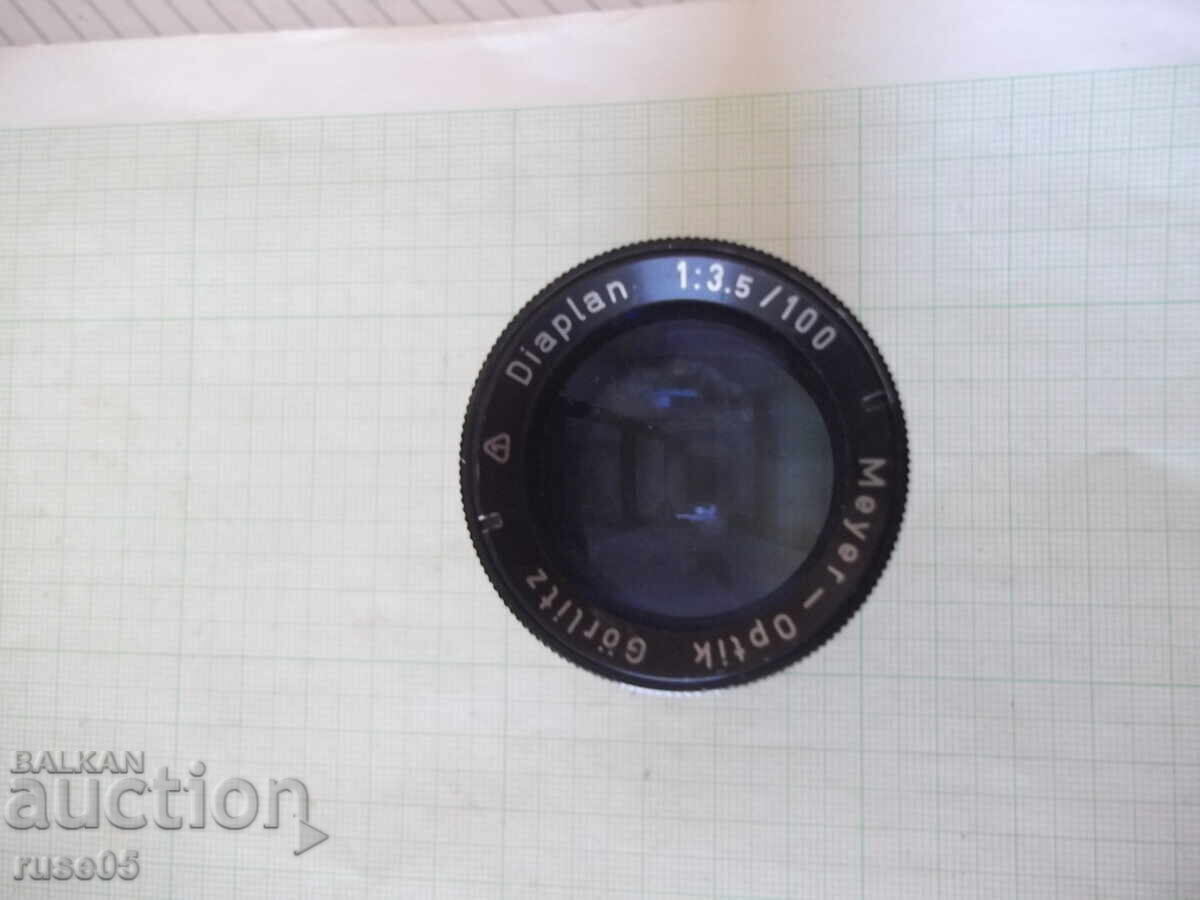 Obiectiv "Meyer-Optik Görlitz - Diaplan 1:3.5/100" - 5