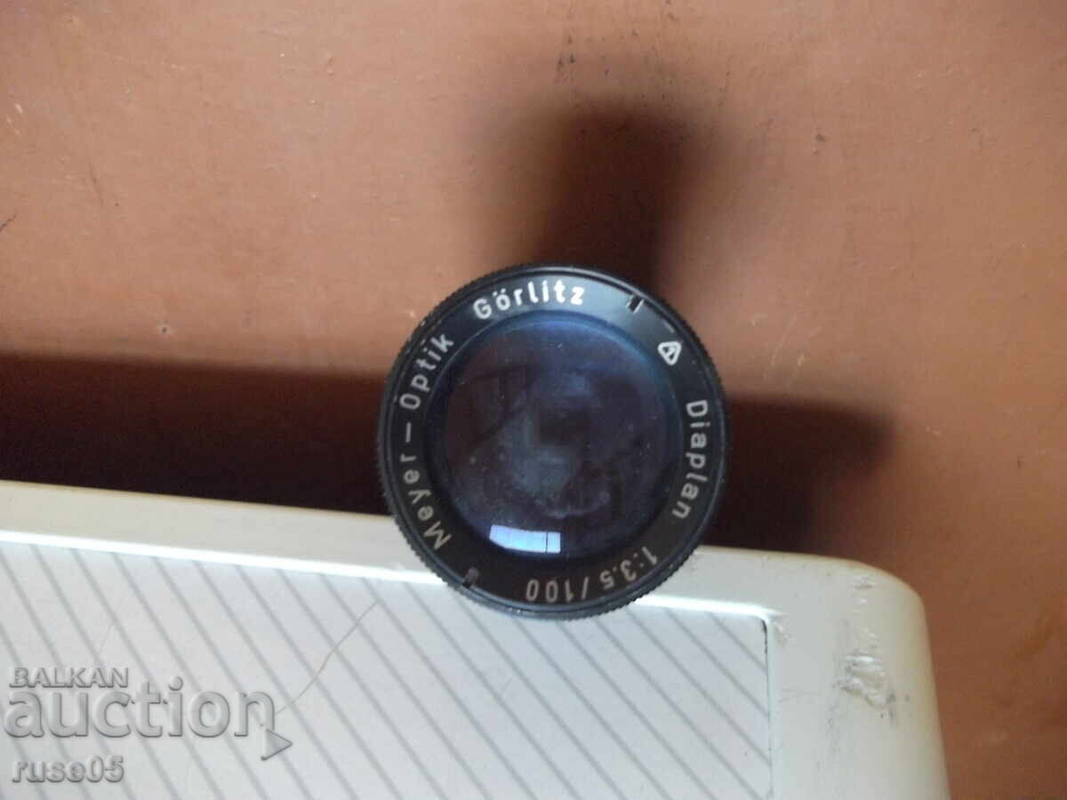 Obiectiv "Meyer-Optik Görlitz - Diaplan 1:3.5/100" - 6