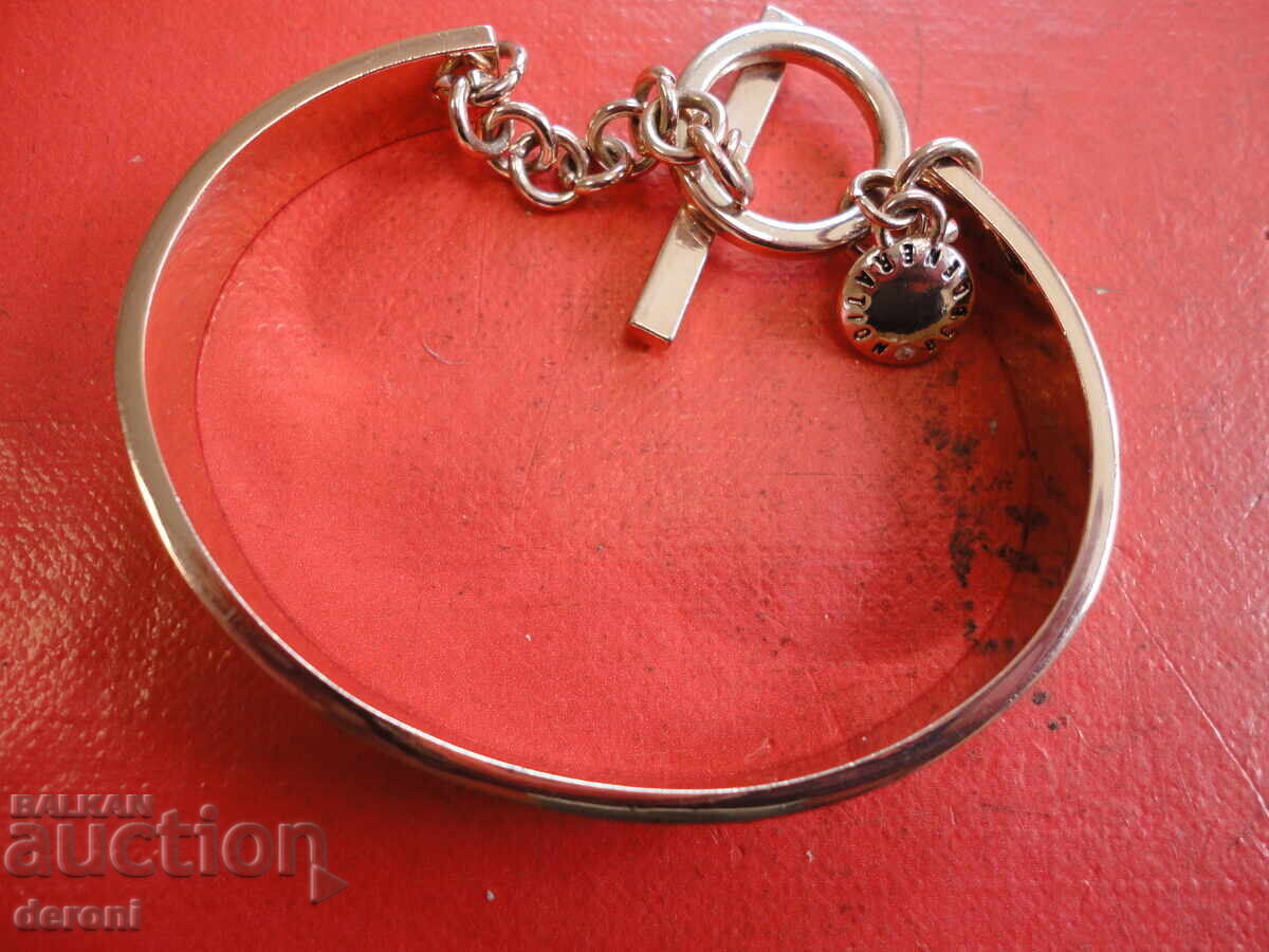 Brățară superbă placată cu aur roz și cristale - 5