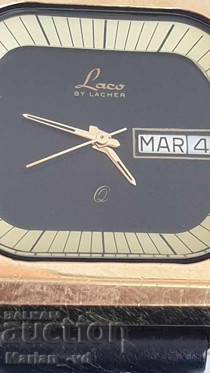Ceas de bărbați cu cuarț placat cu aur Laco by Lacher cu preț € 150.00 | 293.37 BGN