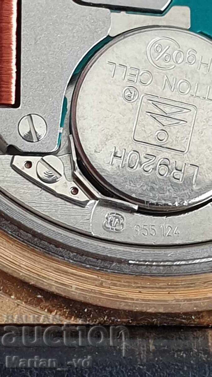 Ceas de bărbați cu cuarț placat cu aur Laco by Lacher - 5