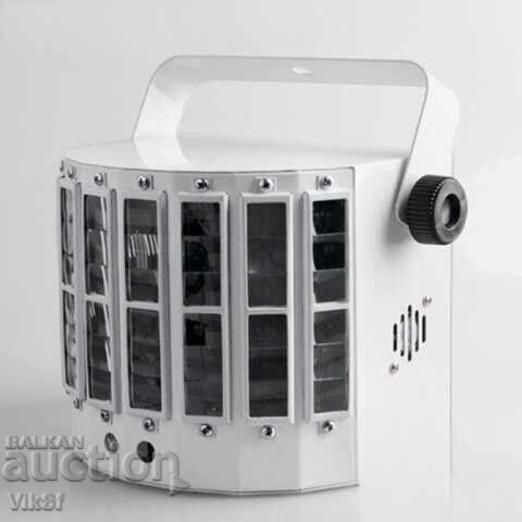 Licitație Lumină laser LED puternică, discotecă, fluture dublu